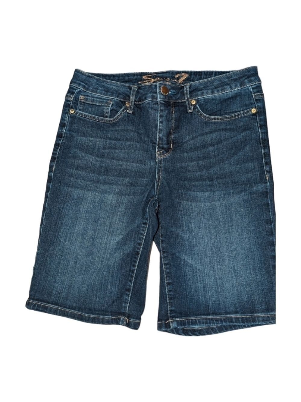 8 • Seven7 • Bermuda Jean Shorts - 9.5" Inseam